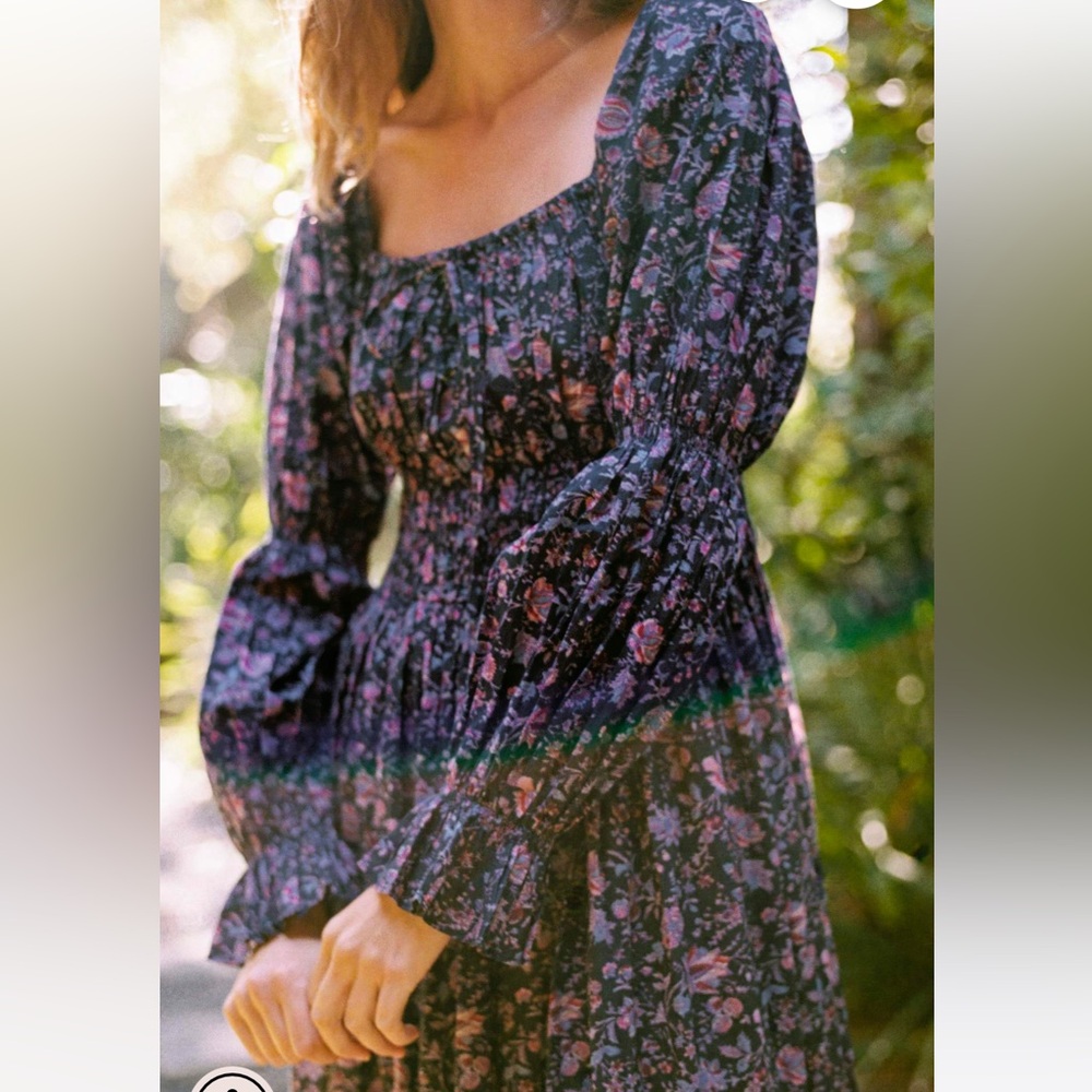 Christy Dawn Adelia dress in Blooming Pomegranate